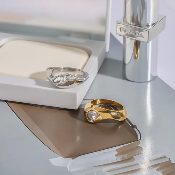 Minimalist Stainless Steel Ring Set - Image 5