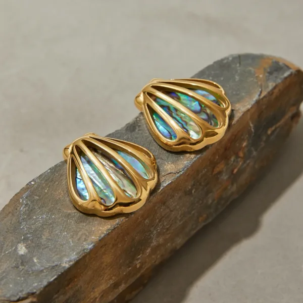 Ocean Style Shell Earrings - Image 3