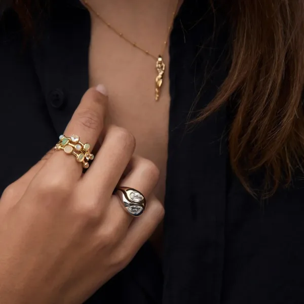 Minimalist Stainless Steel Ring Set - Image 2