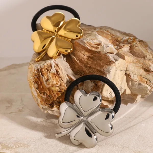 Glossy Dome Ponytail Clips - Image 6
