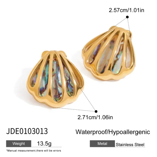 Ocean Style Shell Earrings - Image 7