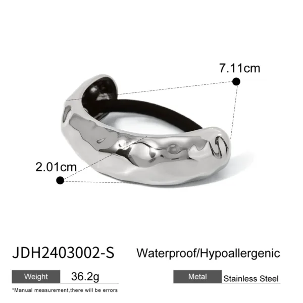 Glossy Dome Ponytail Clips - Image 13