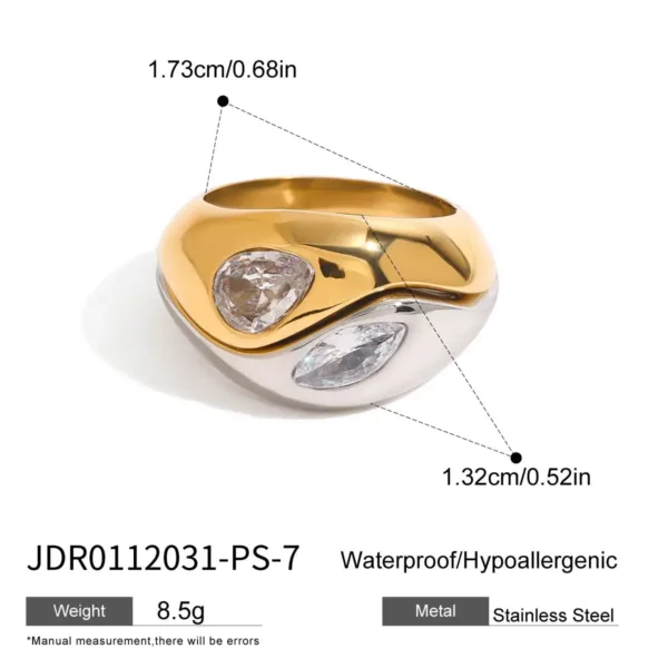 Minimalist Stainless Steel Ring Set - Image 7